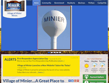 Tablet Screenshot of minier.com