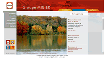 Tablet Screenshot of minier.fr